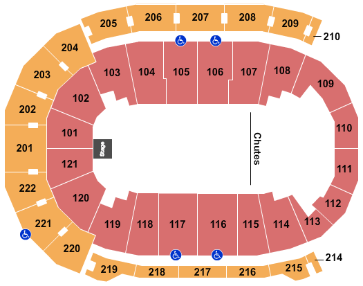 Ford Center PBR Seating Chart